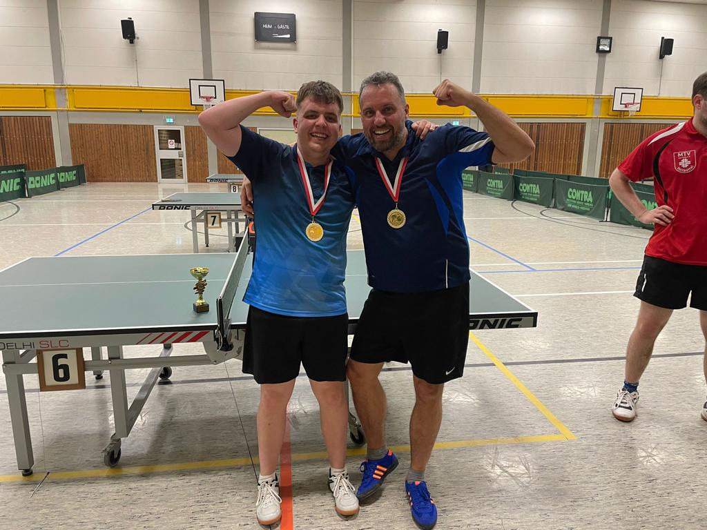 Tischtennis: Stolz und Justus mit Doppel-Sieg in Schladen